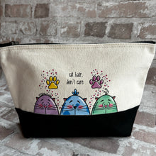 Load image into Gallery viewer, Essentials Zipped Canvas Pouch | Make Up Case | Pencil Case | Craft Case